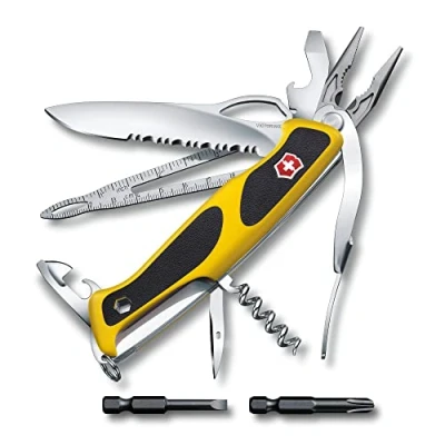 Imagen de Victorinox, Ranger Boatsman MW Grip, Navaja Multiuso Suiza, Cuchillo bolsillo, Regalo, 22 Funciones, Needle nose pliers, Nut wrench, Bloqueable, Hoja para una mano