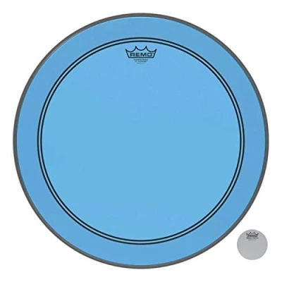 Imagen de Remo Powerstroke 3 Colortone Blue Bass Drum Head Azul, 22&quot; P3 1322 CT BU