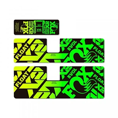 Imagen de STAR SAM Pegatinas Compatibles con amortiguador bici Fox Float X2 2021 degradado Tropical 1 CMT