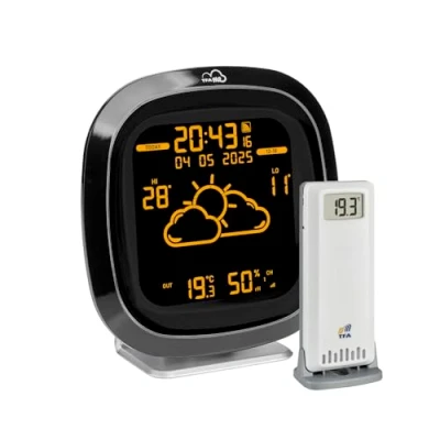 Imagen de TFA Dostmann TFA.me ID 04 35.8102 Estación meteorológica con Wi Fi, diseño, previsión profesional por Wetter.com 4 días, incl. transmisor inalámbrico, diferencia. colores de pantalla,