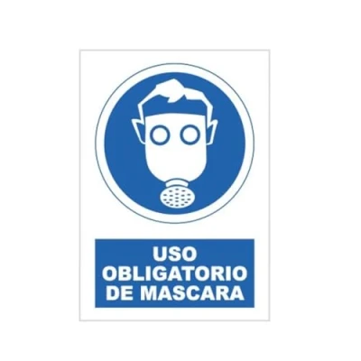 Imagen de S21 Señalización SOR1070.G Señal uso obligatorio de máscara multicolor