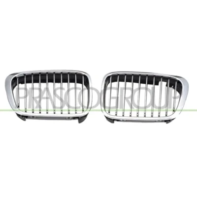 Imagen de PRASCO BM0182034 Parrilla izquierda, Delante, izquierda negro cromo BMW: 3 Cabrio