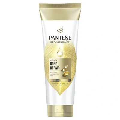 Imagen de Pantene Molecular Bond Repair Acondicionador con Biotina 160ml Fórmula Pro V para Pelo Seco y Dañado. Da Fuerza Deja el más Sano Regenerado. Enriquecido Nutrientes