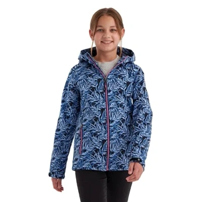 Imagen de killtec Niñas Chaqueta softshell/outdoor con capucha Mädchen Softshelljacke Print, dunkelnavy, 164, 43200 000