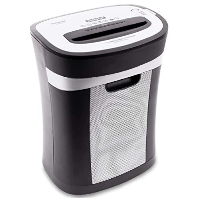 Imagen de Duronic PS581 Destructora trituradora de Papel con microcorte para Máx. Seguridad 19L y 530W Garantiza cumplimiento LOPD tritura 12 Hojas A4 dobladas Papelera Escritorio Oficina