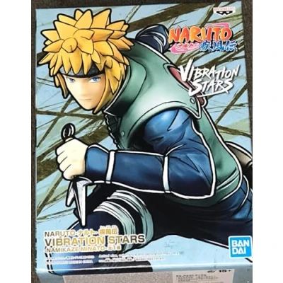 Imagen de Banpresto BP18444 Figura de Acción Namikaze Minato Naruto Shippuden Vibration Stars 18 cm, Multicolor