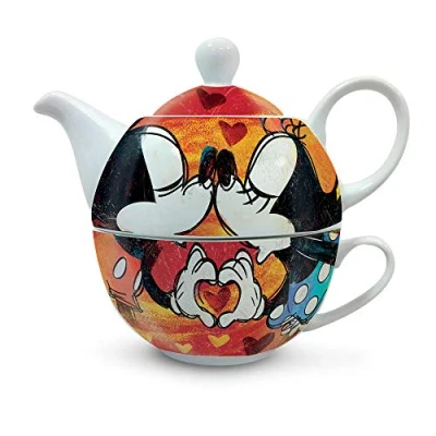 Imagen de Disney PWM81/1S Teaforone, Modelo Sweet Love, Porcelana, Rojo, Unica