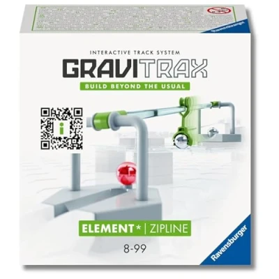 Imagen de Ravensburger GraviTrax Zipline Circuito Canicas para niños Juego de Laberinto Pista Acero 8 años Accesorio Tirolina