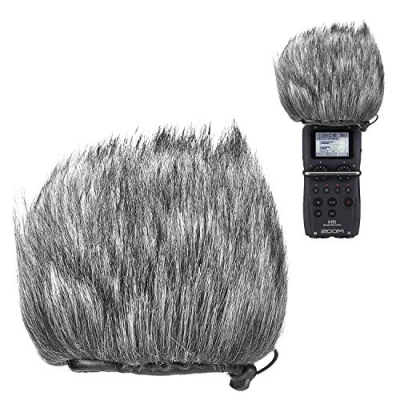 Imagen de YOUSHARES Furry Exterior Parabrisas Muff, Filtro Pop/Parabrisas Protector para Zoom H5, H6 Práctico Grabador Digital Portátil