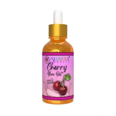 Imagen de Aceite de Masaje Corporal Yoni Oil Cherry 30ml: Hidrata y Equilibra el PH, Aroma Íntimo Femenino, Higiene Natural, Sabor Olor Fresco. Vegano, Orgánico