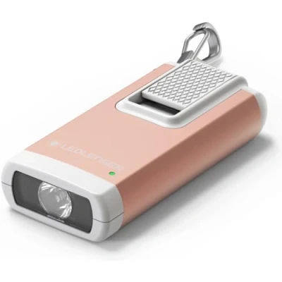Imagen de Ledlenser K6R Llavero, 400 lúmenes, recargable, con interfaz USB A, luz roja (oro)