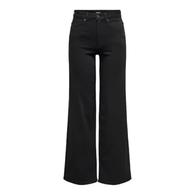Imagen de ONLY Onlmadison Blush WIDE Vaqueros boyfriend, Mujer, Talla: XLx30, Black