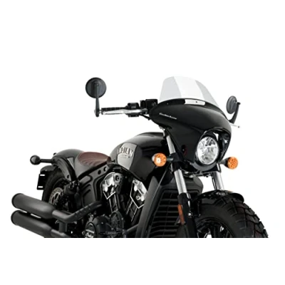 Imagen de Batwing SML Pantalla Larga Color Transparente para Indian Scout Bobber 18&#039; 21&#039;
