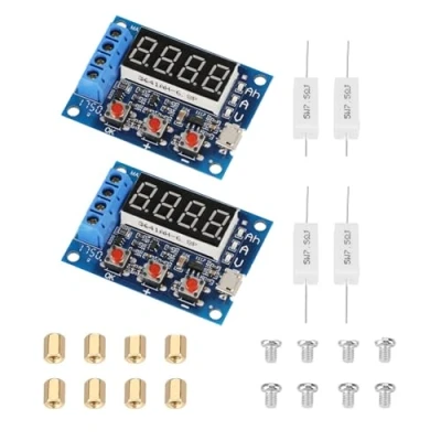 Imagen de 18650 Medidor de capacidad batería iones litio y plomo (1,5 V 12 V, con indicador LED)