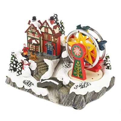Imagen de The Christmas Workshop Figura Decorativa para Llantas de Ferris, variada, 26 cm Alto x 17 Ancho 16,5 Profundidad
