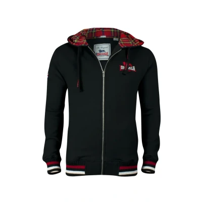 Imagen de Lonsdale MIT Reissverschluss Normale PAS Jersey con capucha, Hombre, Talla: XL, Black