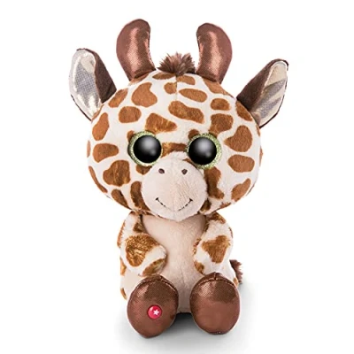Imagen de NICI Giraffe Original Glubschis Halla Jirafa 25 cm Lindos Juguetes tiernos Muñeco Esponjoso con Grandes Ojos Brillantes Peluches de zoológico para abrazar y Jugar, Color Beige/marrón, (46948)