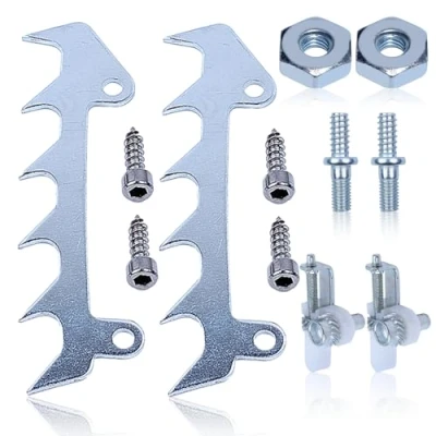 Imagen de Adefol Tope de Garras con Tornillos para Stihl MS170 MS180 017 018 Motosierra, Púa + Correspondientes Tensor Cadena Perno y Tuerca Accesorio 8 en 1