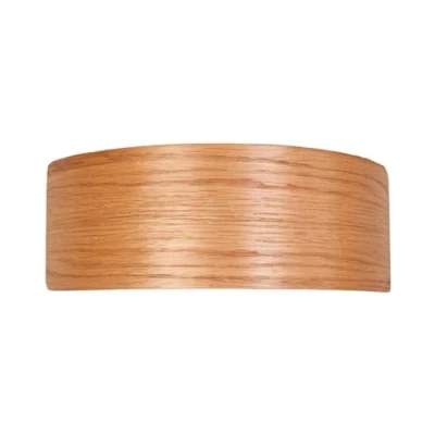 Imagen de Aplique de pared LED Rafailia Lindby, ancho 23 cm, madera, 3.000 K