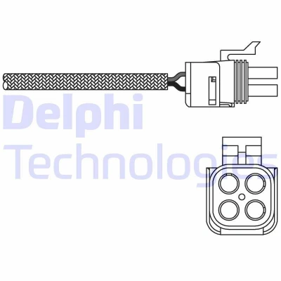 Imagen de DELPHI ES20273 12B1 Sonda lambda plana, térmico RENAULT: MEGANE 1, 1 Cabriolet, Classic