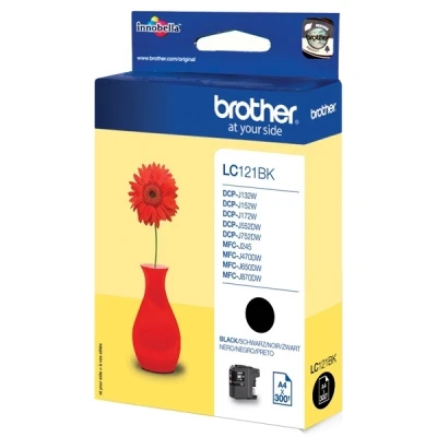 Imagen de Brother LC 121BK cartucho de tinta negro (original)