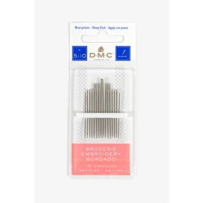 Imagen de DMC Agujas para bordar Pack de 16 aiguilles Bout pointu Broderie traditionnelle