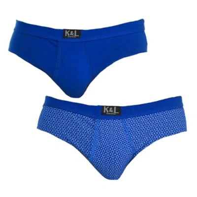 Imagen de Kisses&amp;Love Pack 2 Slips Abiertos básicos Hombre Tejido Transpirable KL2010. Calzoncillos Slip de Algodón Premium, para Hombre, Masculino