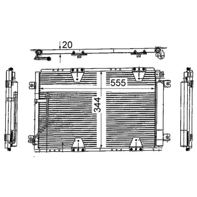 Imagen de MAHLE ORIGINAL AC 713 000S Condensador con secador 16 10,0 578 SUZUKI: Grand Vitara 1 SUV