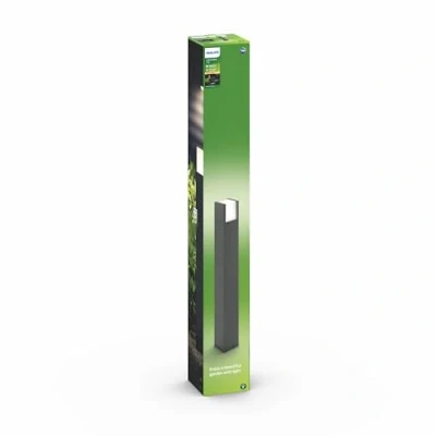 Imagen de Philips myGarden 164639316 iluminación al aire libre Alumbrado de sobremuro/pie para exterior Antracita, Blanco 6 W LED