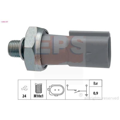 Imagen de EPS 1.800.197 Sensor de Presión Aceite M10x1 1 Made in Italy OE Equivalent AUDI: Q5, A4 B8 Avant, A5 Sportback, VOLKSWAGEN: Golf 5