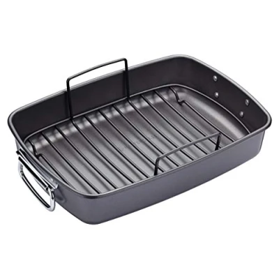 Imagen de MasterClass Roasting Tin with rack 40 x 28 cm standard non stick coating