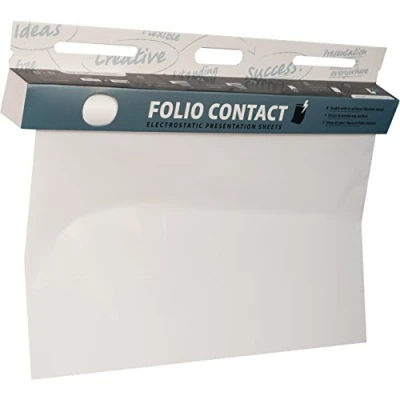 Imagen de Folio Contact Pizarra blanca electrostática (se puede borrar, se pega sin adhesivos a casi todas las superficies)