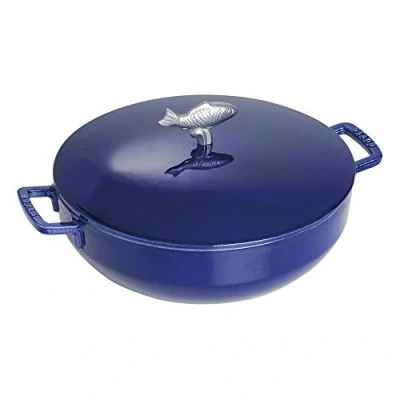 Imagen de Staub Cacerola de Hierro Fundido, Azul, 28 cm