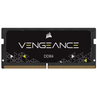 Imagen de Corsair Vengeance SODIMM 8GB (1x8GB) DDR4 2666MHz CL18 Memoria para Portátiles/Notebooks (Soporte Procesadores Intel Core™ i5 e i7 de 6ª Generación) Negro