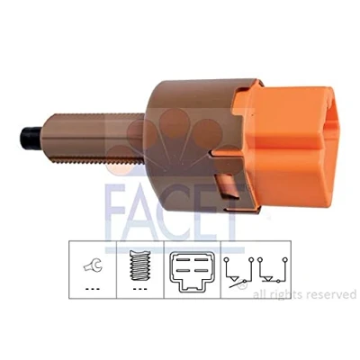 Imagen de FACET 7.1282 Interruptor luces freno mecánico Made in Italy OE Equivalent NISSAN: X Trail, Qashqai / Qashqai+2 I