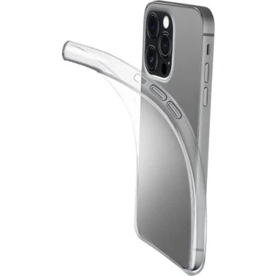 Imagen de Funda CellularLine FINECIPH15PRMT, Para Apple iPhone 15 Pro Max, Goma balnda, Ultrafina, Trasera, Transparente