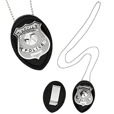 Imagen de WIDMANN wdm05860 ? Collar Insignia policía Clip On, multicolor, talla única