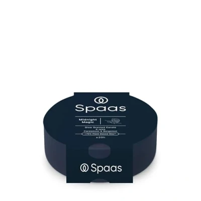 Imagen de Spaas Glow Vela perfumada de 4 mechas, 20 h, aroma Midnight Magic