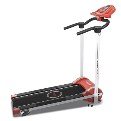 Imagen de Cecotec Cinta de Andar Plegable Runfit Step Red Series X. 1,36 CV, 1 a 10 Km/h, 12 Programas Predefinidos, Panel Control LED, Superficie Carrera 98 x 36 cm, Ruedas Transporte