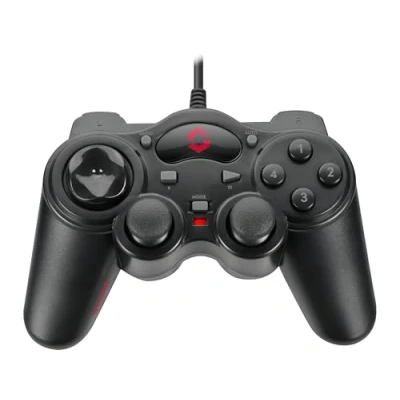 Imagen de Speedlink Gamepad USB THUNDERSTRIKE, SL6515BK, Color Negro (Windows)