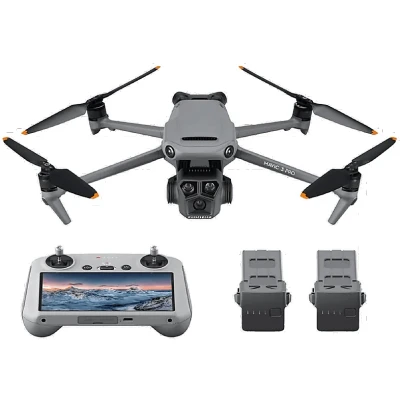 Imagen de DJI Pack Mavic 3 Pro Vuela Más con RC (control remoto pantalla), dron insignia de tres cámaras cámara Hasselblad CMOS 4/3, transmisión vídeo HD a 15 km, baterías