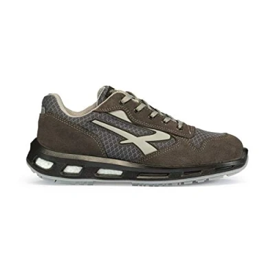 Imagen de U Power Red Lion Push, zapatos de seguridad unisex, ligeros, flexibles, cuero antipinchazos, con inserto Infinergy, puntera aluminio Grey 41