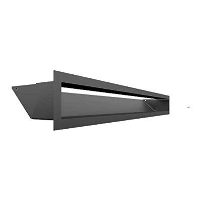 Imagen de Kratki Rejilla de ventilación Air SF, Dimensiones L80 x H9 P7,85 cm, Superficie útil 347 cm2, Entrada Aire a 45 , Peso 1,6 kg