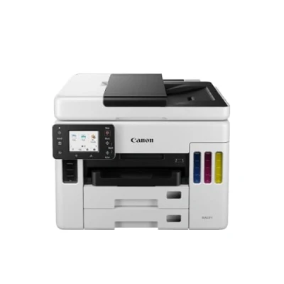 Imagen de Canon Maxify GX7050 Megatank, Impresora Profesional para Oficina, con Depósito de Tinta Rellenable, WiFi, Impresión Alta Velocidad, ADF 50 Hojas, 3 Años Garantía