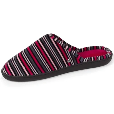 Imagen de Isotoner Zapatillas para mujer (tecnología everywear™), con memoria de forma, atemporales, rayas, 36 EU