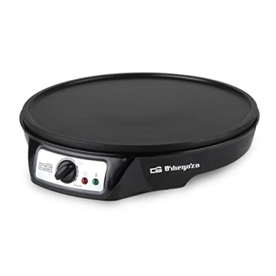 Imagen de Orbegozo Cm 2360 Crepera Eléctrica, Superficie Antiadherente De 30 Diámetro, Temperatura Regulable, 1000 W Potencia