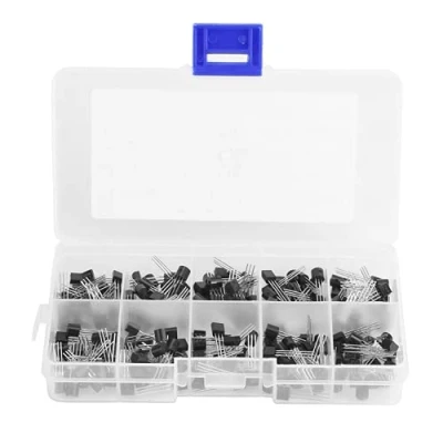 Imagen de Hoseten Transistor transistores Surtidos de germanio Tres Pines 200 Piezas 10 valores NPN PNP TO 92 BC327 BC558 Surtido Potencia Kit