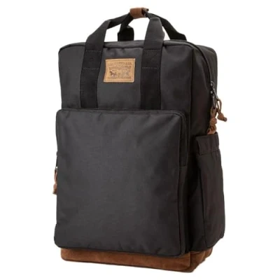 Imagen de Levi&#039;s L Pack Amplio Elevación, Backpacks para Hombre, Black Normal, Talla única