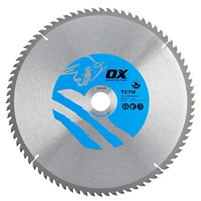 Imagen de OX Hoja de sierra circular para cortar madera 250/30mm, 80 Dientes ATB