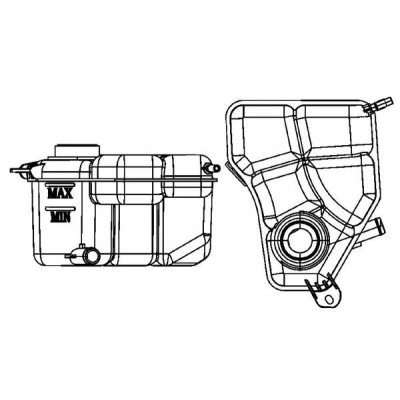 Imagen de MAHLE ORIGINAL CRT 133 000S Depósito de Agua sin caperuza, sensor FORD: FIESTA 5, Fusion Familiar